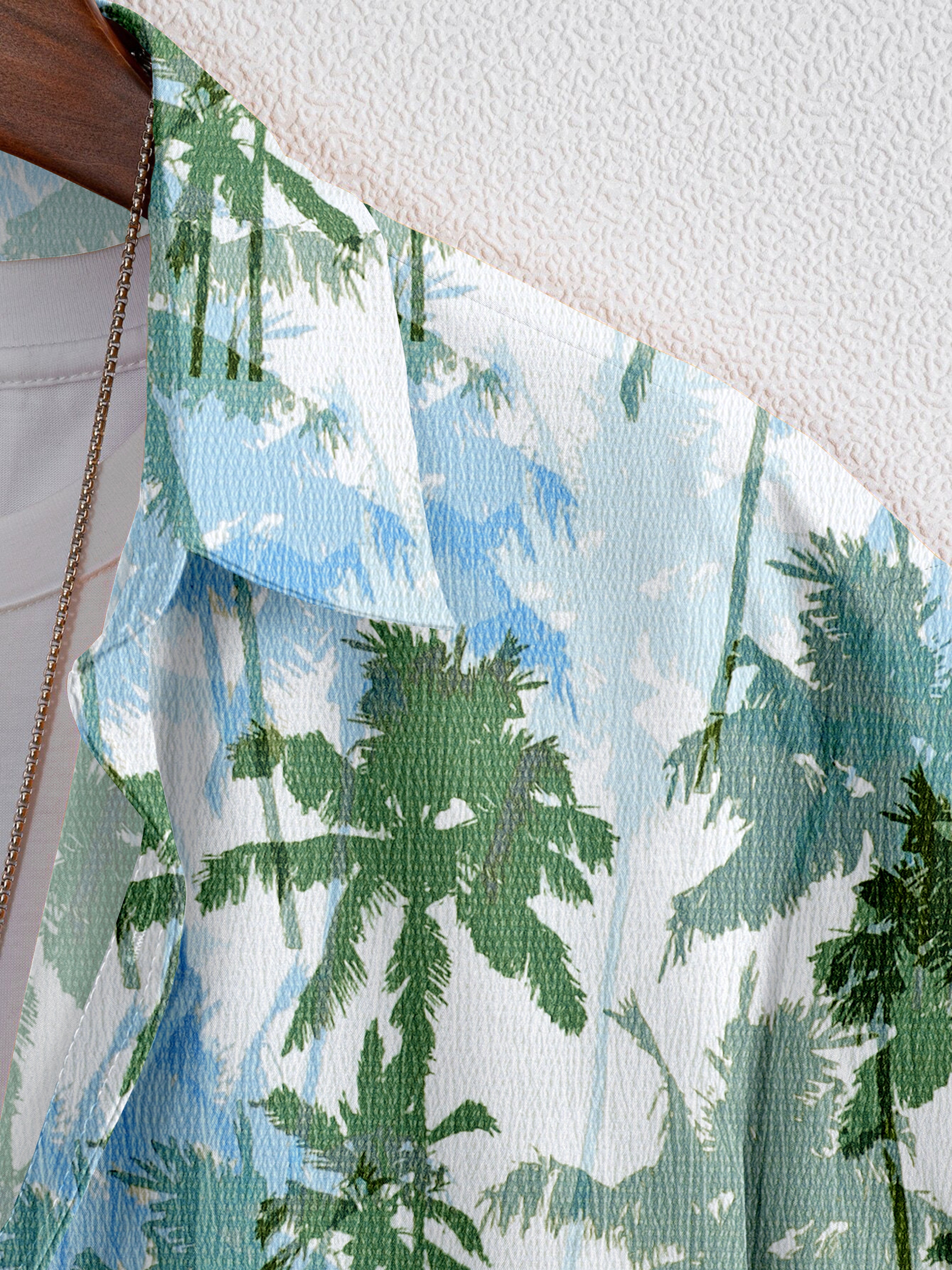 SRT Cocos Tree Pop Print Half Sleeve Shirt For Man - Stylish Desinger Shirt