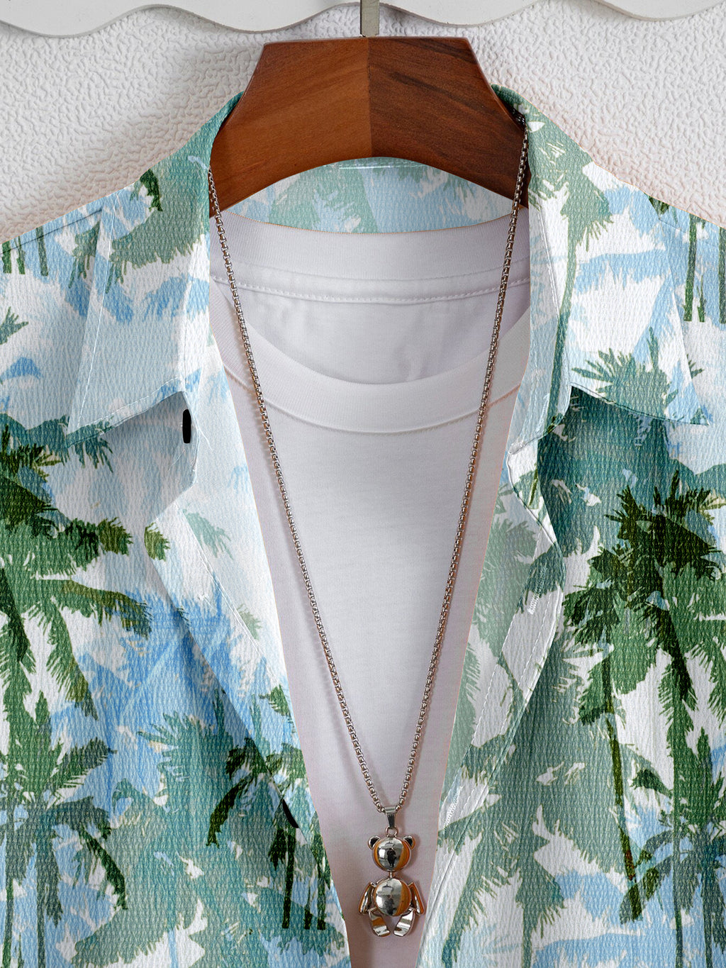 SRT Cocos Tree Pop Print Half Sleeve Shirt For Man - Stylish Desinger Shirt