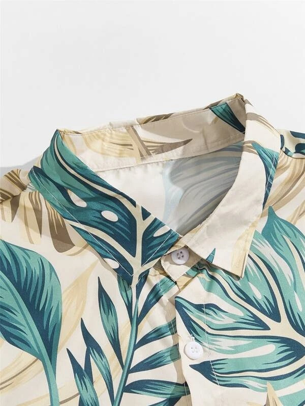 Men’s Nagarvel Lycra Night Suit – Shirt & Shorts Set