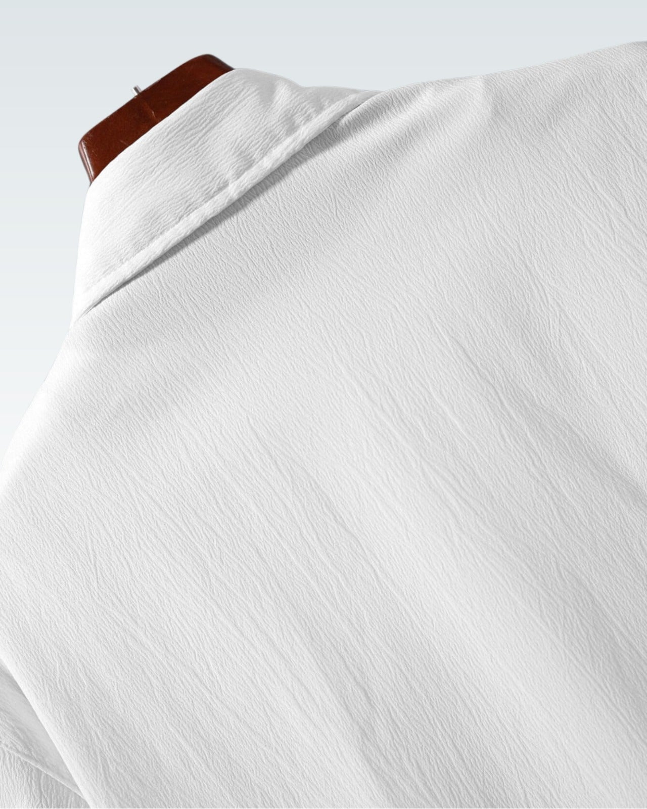 Men’s White Casual Half Sleeve Shirt – Soft Fabric, Relaxed Fit