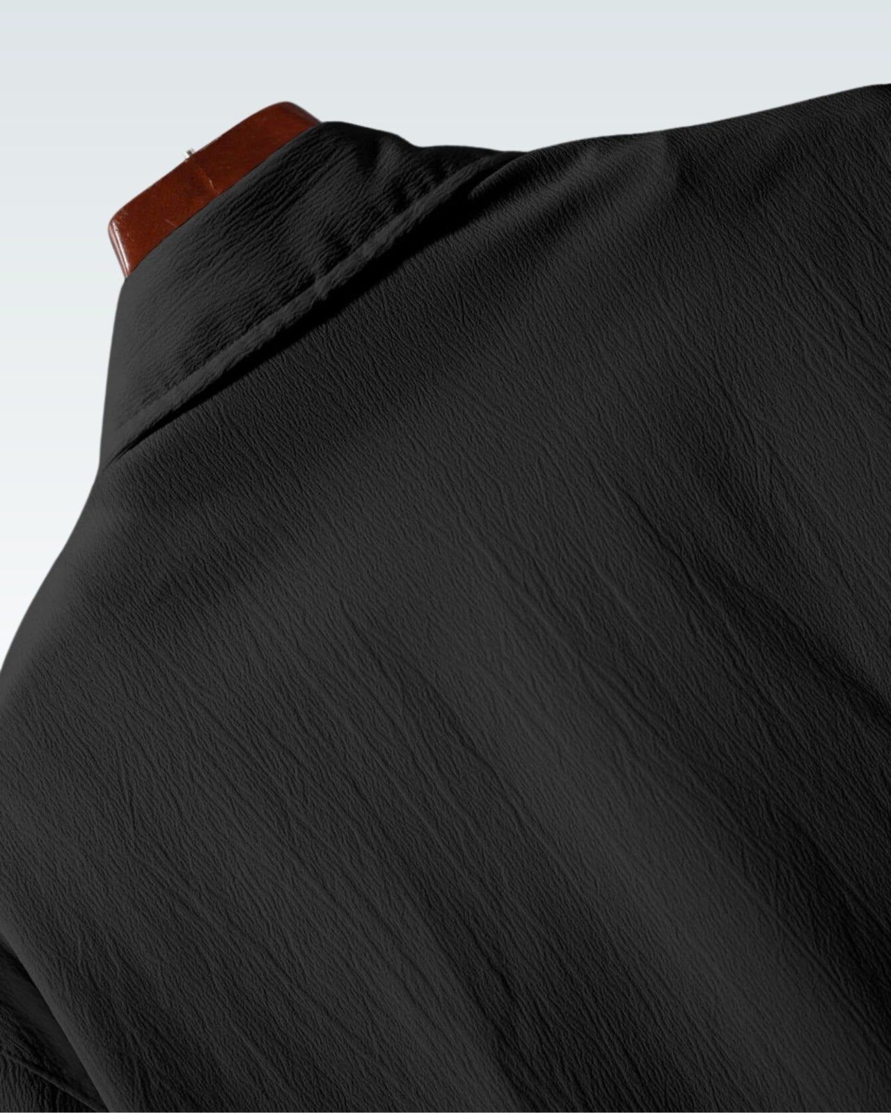 Men’s Black Casual Half Sleeve Shirt – Soft Fabric, Relaxed Fit