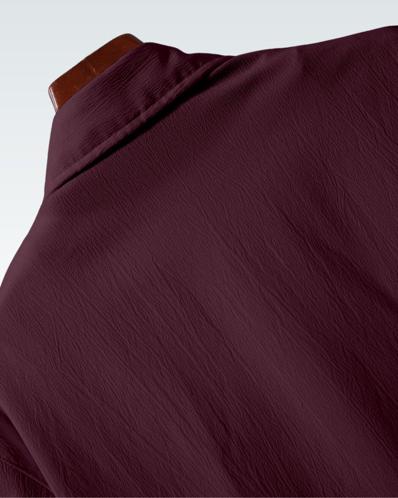 Men’s Maroon Casual Half Sleeve Shirt – Soft Fabric, Relaxed Fit