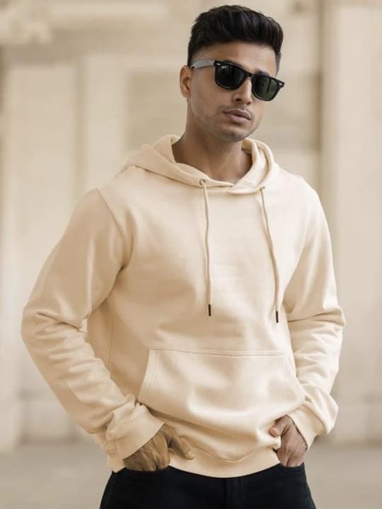 Men's Yellow Hoodie – Premium Warm Fleece | Modern Fit & Everyday Comfort