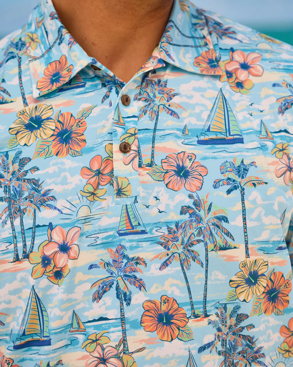 Men’s Mojito Lycra Night Suit – Shirt & Shorts Set